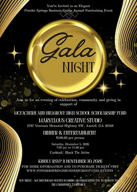 Powder Springs Business Group Annual Fundraising Gala