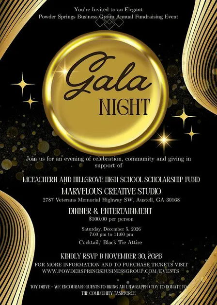Powder Springs Business Group Annual Fundraising Gala