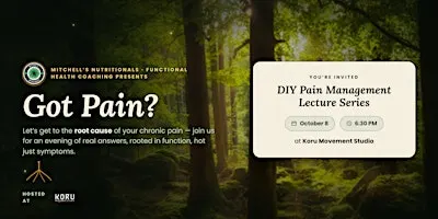 DIY Pain Management Series ar Koru Movement Studio