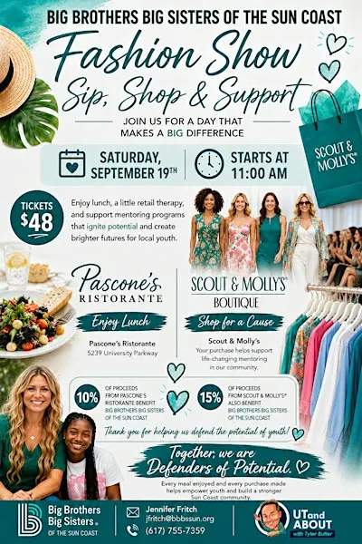 Sip, Shop & Support: A Fashion Experience Benefiting BBBS of the Sun Coast