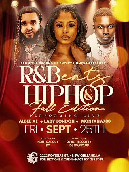 R&Beats :Live performances by:Lady London, Montana700, DJ POPPA &Friends