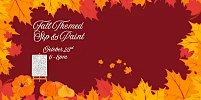 Fall Themed Paint & Sip @ Simply Made Here