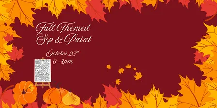 Fall Themed Paint & Sip @ Simply Made Here