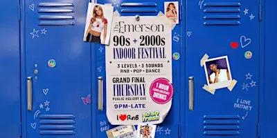 90s + 2000s FESTIVAL - 3 LEVELS - PUBLIC HOLIDAY EVE