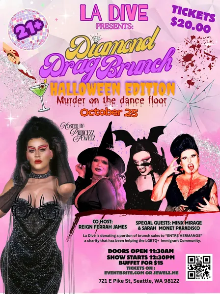 Diamond Halloween Drag Brunch at La Dive