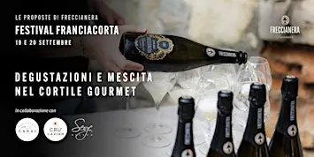 Degustazioni e mescita nel cortile gourmet | Festival Franciacorta 2026