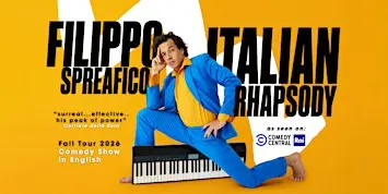 Italian Rhapsody Tour • BRUSSELS • Comedy in English • Filippo Spreafico
