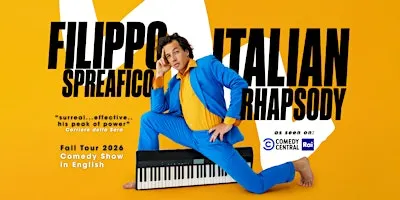 Italian Rhapsody Tour • BRUSSELS • Comedy in English • Filippo Spreafico