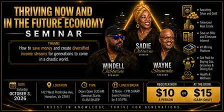 THRIVING NOW & IN THE FUTURE ECONOMY SEMINAR!