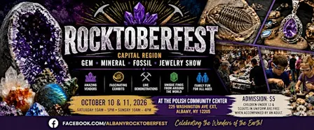 Rocktoberfest - The Capital Region's gem, mineral, fossil show