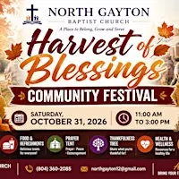Harvest of Blessings Community Festival 2026