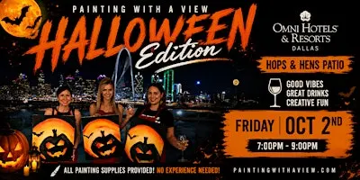 Halloween Edition Paint Party at Omni Hotel !