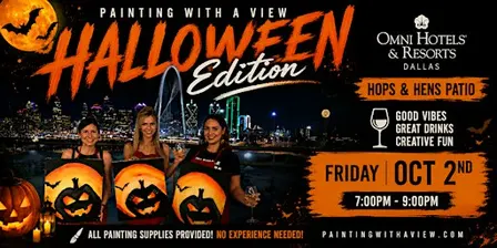 Halloween Edition Paint Party at Omni Hotel !