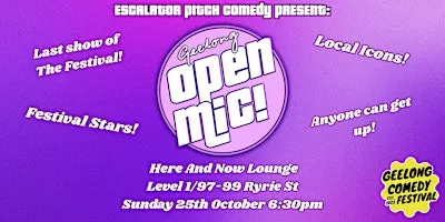 Geelong Open Mic