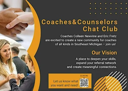 Coaches & Counselors Chat Club morning meeting