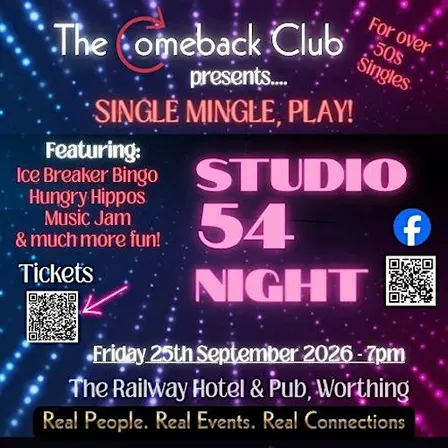 Single, Mingle, Play! -  Studio 54 Night