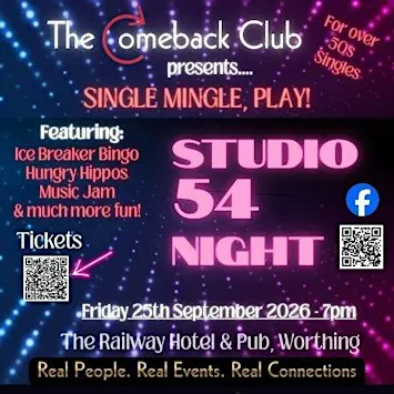 Single, Mingle, Play! -  Studio 54 Night