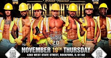 Australia's Girls Night Out Live: Magic Mike Experience in Rockford,IL!
