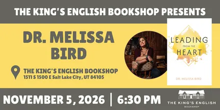 Dr. Melissa Bird | Leading from the Heart