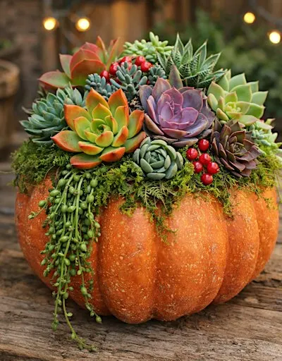Succulents & Pumpkins, Oh My !