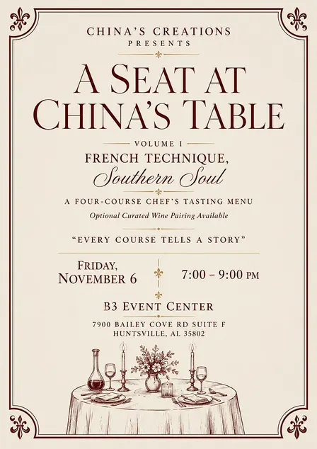China's Creations Presents: A Seat at China's Table Volume I