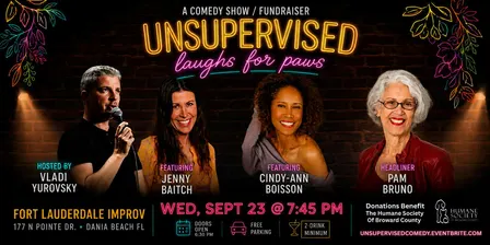 UNSUPERVISED, a Comedy Show/ Fundraiser