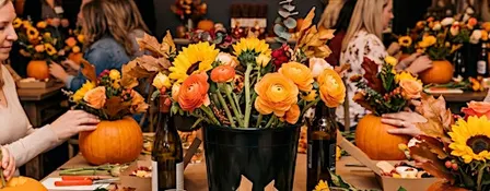 The Fall Floral Social: Hands-On  Pumpkin Floral Design Workshop