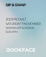 Bookface Sip & Swap with Jodi Picoult at Barras Art & Design