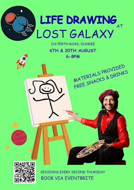 Life Drawing at Lost Galaxy - Thursday 24th September