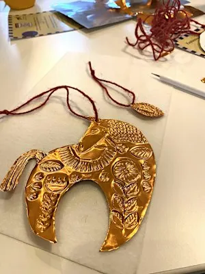 Embossed Festive Decorations Workshop
