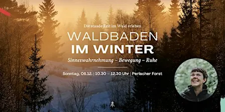 Waldbaden im Winter