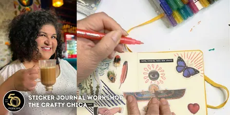Sticker Journal Workshop with the Crafty Chica
