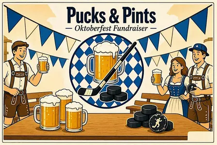 2026 Mustang Hockey Association Pucks and Pints