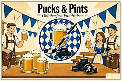 2026 Mustang Hockey Association Pucks and Pints