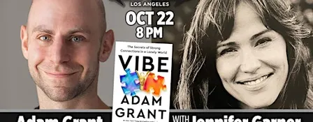 Adam Grant with Jennifer Garner