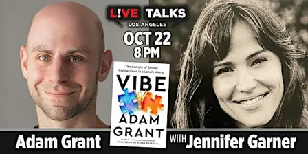 Adam Grant with Jennifer Garner