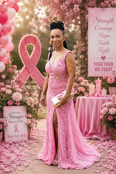 Too Marvelous For Breast Cancer    Featuring  The First Scatter Pink Gala
