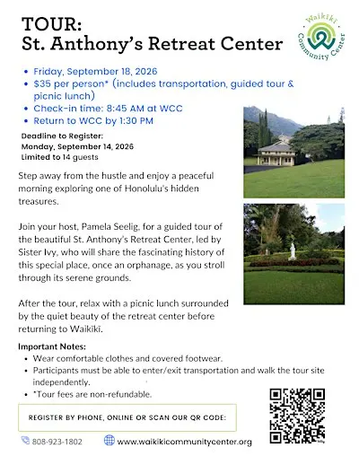 Hidden Honolulu: St. Anthony’s Retreat Center Tour & Picnic