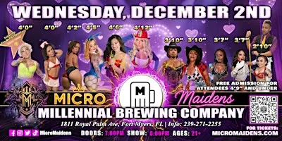 Fort Myers, FL - Micro Maidens: The Show @Millenial Brewing Company