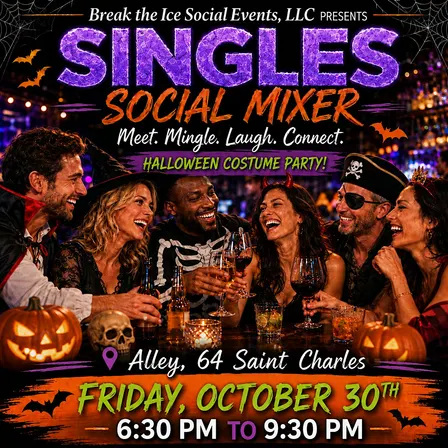 Singles Social Mixer St. Charles, IL Alley 64 Halloween Party
