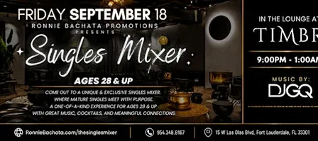 SINGLES MIXER AGES 28 & UP