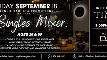 SINGLES MIXER AGES 28 & UP