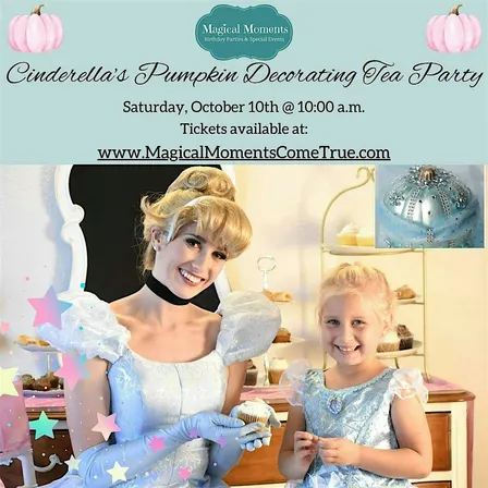 Cinderella's Pumpkin Decorating Tea Party