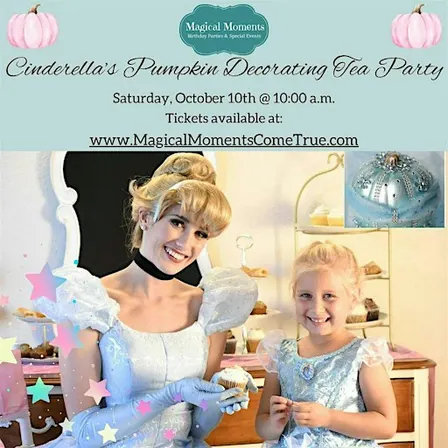 Cinderella's Pumpkin Decorating Tea Party