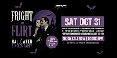 Fright or Flirt Halloween Singles Party at Seaford Hotel!