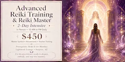 Usui/Tibetan Advanced Reiki Training and Reiki Master