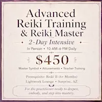 Usui/Tibetan Advanced Reiki Training and Reiki Master