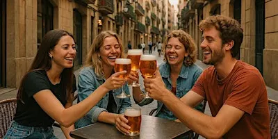 Language exchange and make new friends in Barcelona at Jardinet Gracia