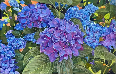 Hydrangeas in Pastels with Deb Shea