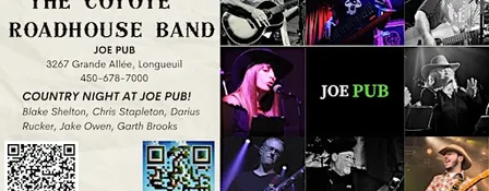 The Coyote Roadhouse Band at Joe Pub!